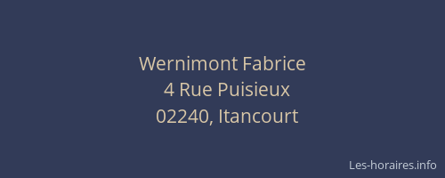 Wernimont Fabrice