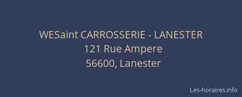 WESaint CARROSSERIE - LANESTER