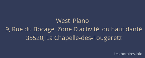 West  Piano
