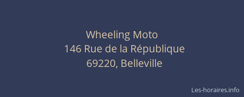 Wheeling Moto