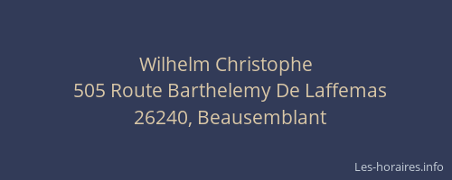 Wilhelm Christophe