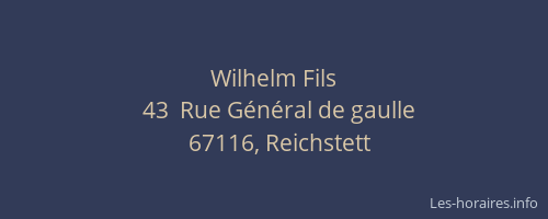 Wilhelm Fils