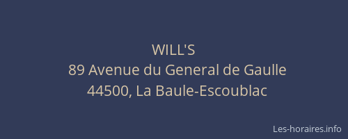 WILL'S