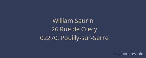 William Saurin