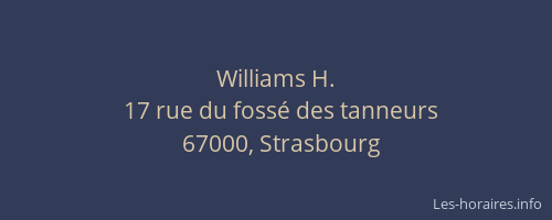 Williams H.