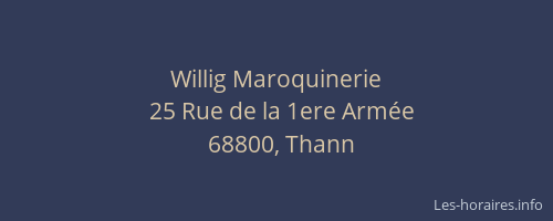 Willig Maroquinerie