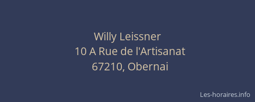 Willy Leissner