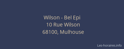 Wilson - Bel Epi