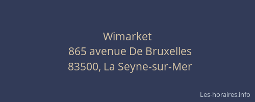 Wimarket