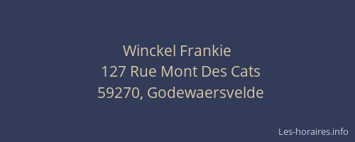 Winckel Frankie
