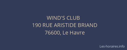 WIND'S CLUB