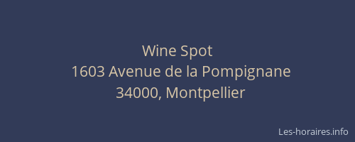 Wine Spot