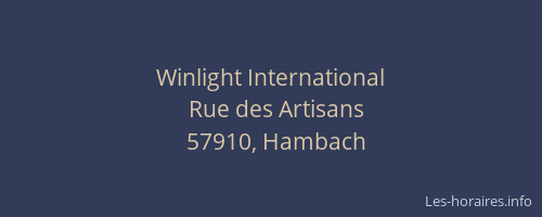 Winlight International