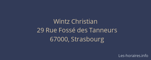 Wintz Christian