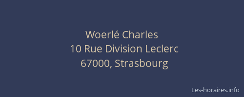 Woerlé Charles