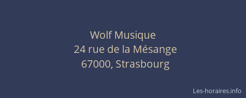 Wolf Musique