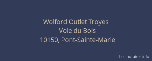 Wolford Outlet Troyes