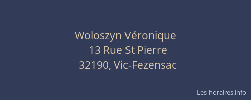 Woloszyn V&eacute;ronique
