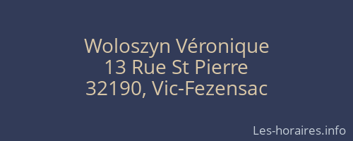 Woloszyn Véronique