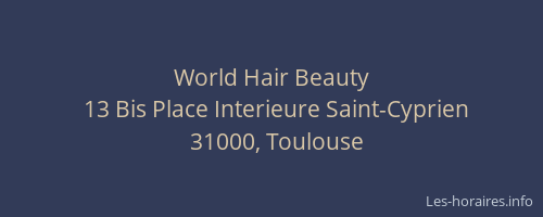 World Hair Beauty