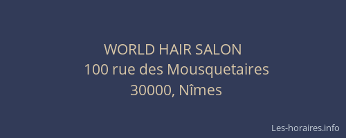 WORLD HAIR SALON