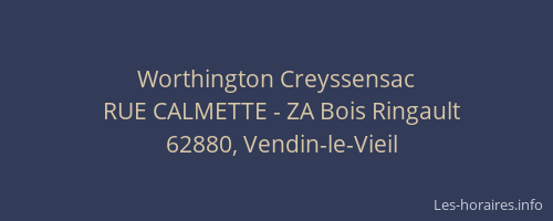 Worthington Creyssensac