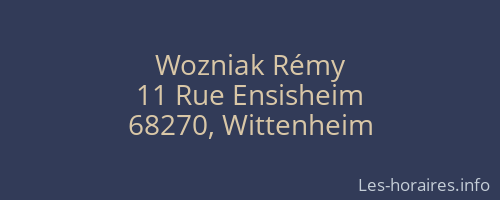 Wozniak Rémy