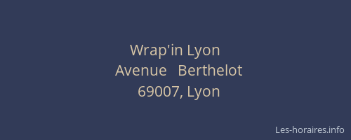 Wrap'in Lyon