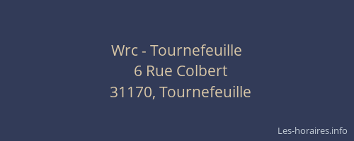 Wrc - Tournefeuille