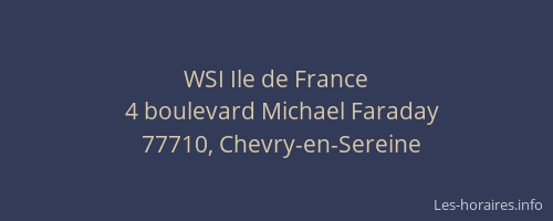 WSI Ile de France