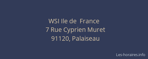 WSI Ile de  France