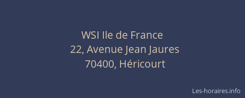 WSI Ile de France