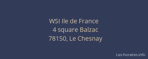 WSI Ile de France
