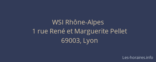 WSI Rhône-Alpes