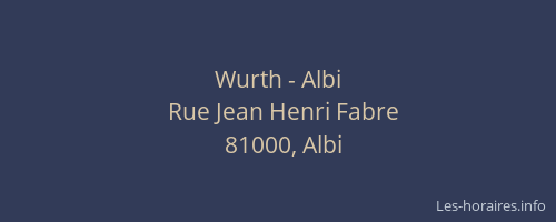 Wurth - Albi