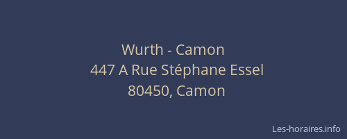 Wurth - Camon