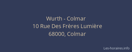 Wurth - Colmar