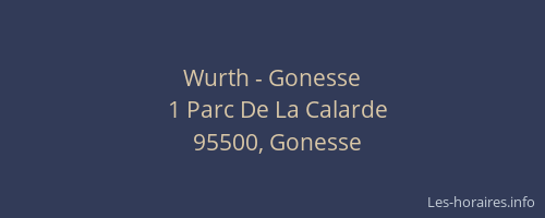 Wurth - Gonesse