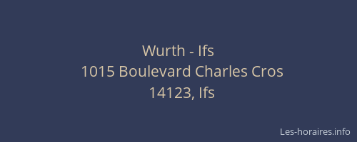 Wurth - Ifs