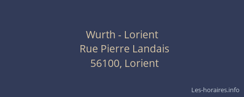 Wurth - Lorient