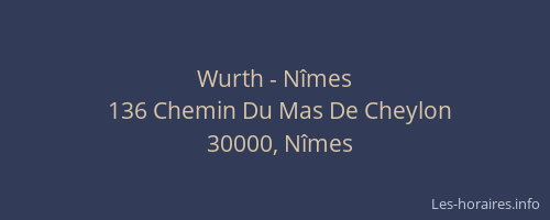 Wurth - Nîmes
