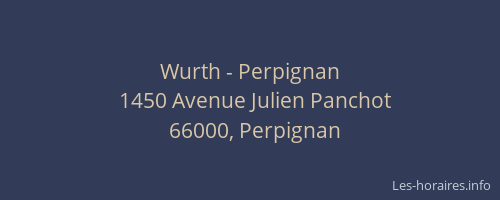 Wurth - Perpignan