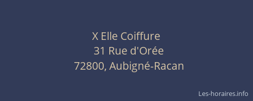 X Elle Coiffure
