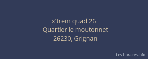 x'trem quad 26