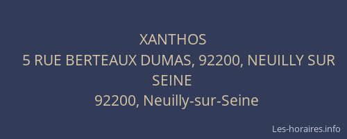 XANTHOS