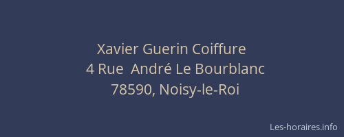 Xavier Guerin Coiffure