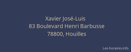 Xavier José-Luis