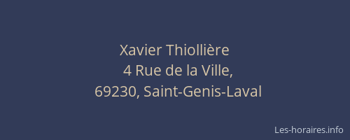 Xavier Thiollière