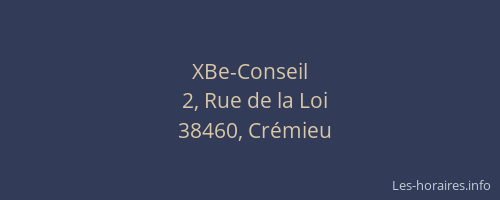 XBe-Conseil