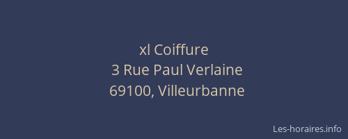 xl Coiffure